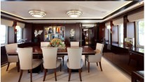 Motoryacht Perle Noire (ex Willpower) Interior - Dining area